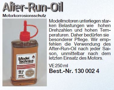 After-Run-Oil von Model Technics