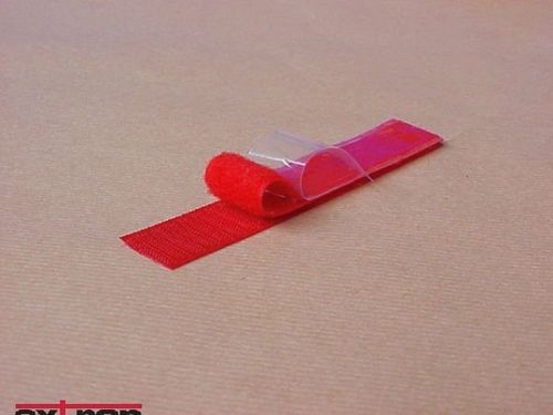 Klettband rot / 25mm ( VE=250mm)